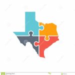 Texas Map Puzzle Logo Illustration Stock Illustratie   Illustratie   Texas Map Puzzle