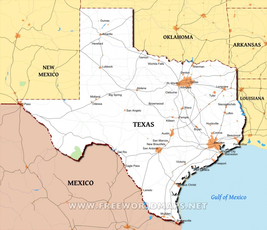 Texas Maps - Big Spring Texas Map