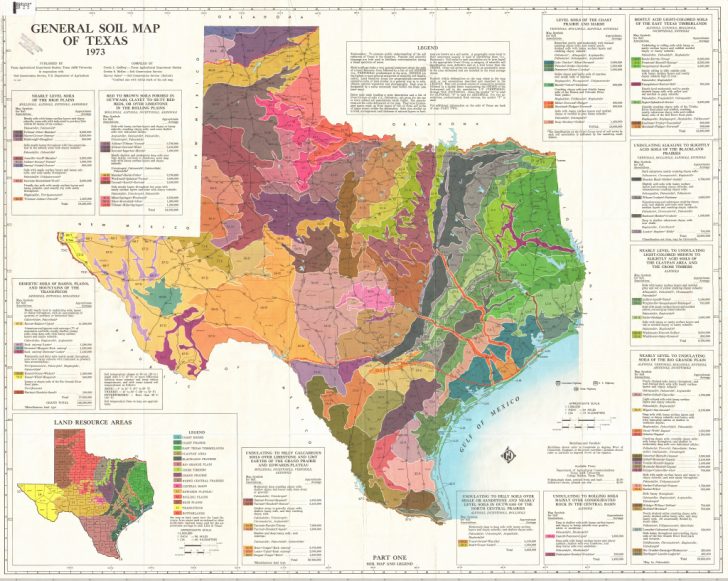 Lands Of Texas Map