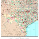 Texas Political Map   Texas Elevation Map By County