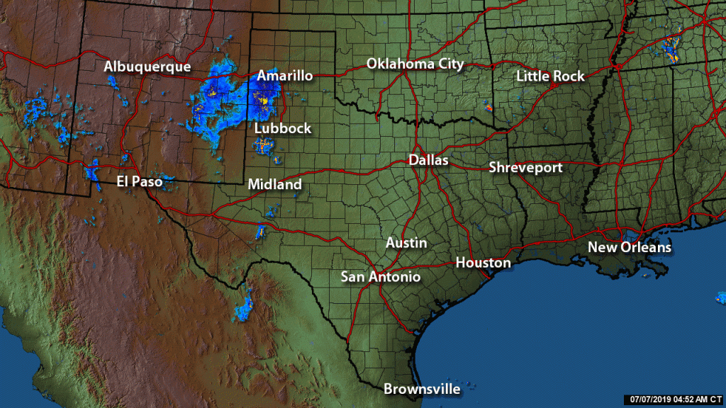 Texas Radar On Khou - North Texas Radar Map