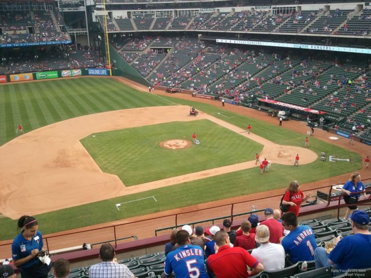 Texas Rangers Stadium Seating Map
