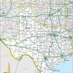 Texas Road Map   Detailed Road Map Of Texas