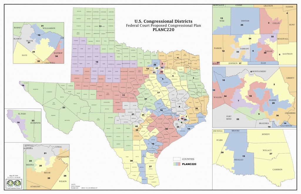 Texas Senate Districts Map Map Of Texas Congressional Districts - Texas Senate District 16 Map