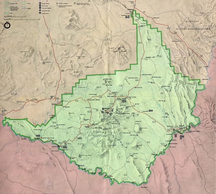 Map Of Big Bend Area Texas