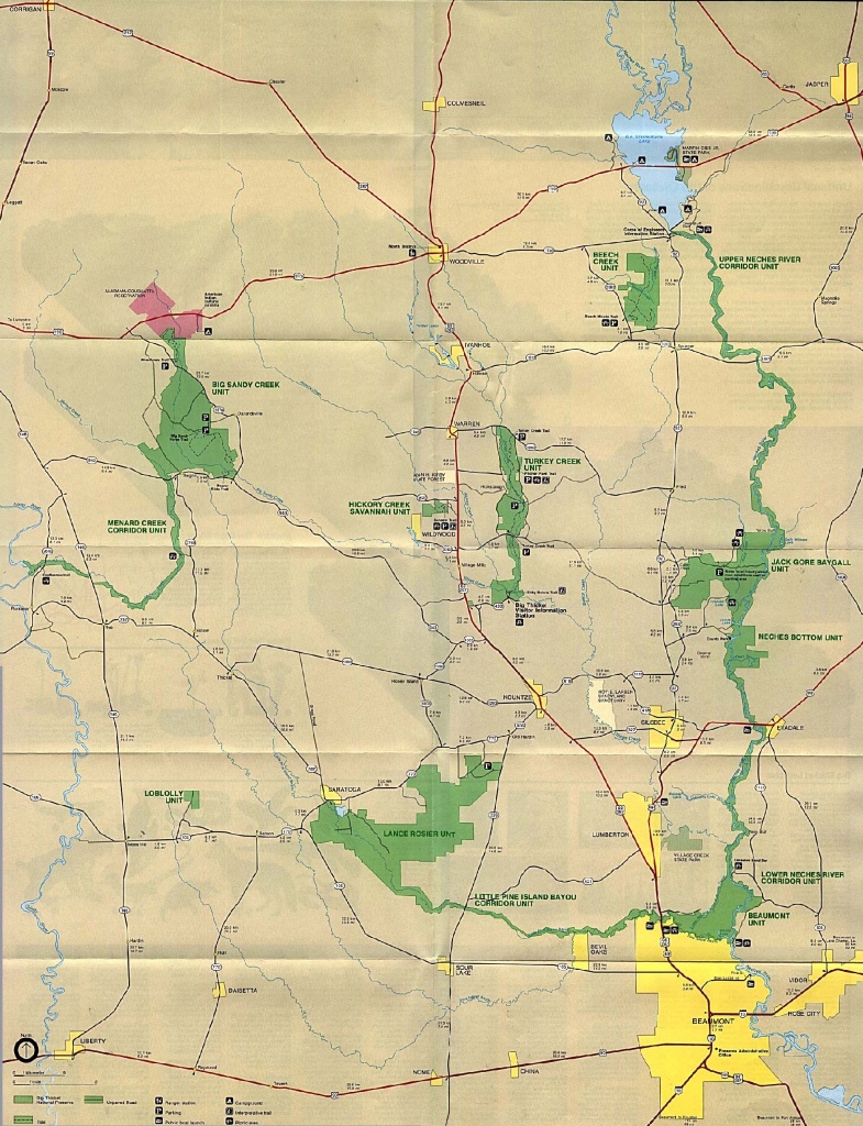 Texas State And National Park Maps - Perry-Castañeda Map Collection - Texas Wma Map