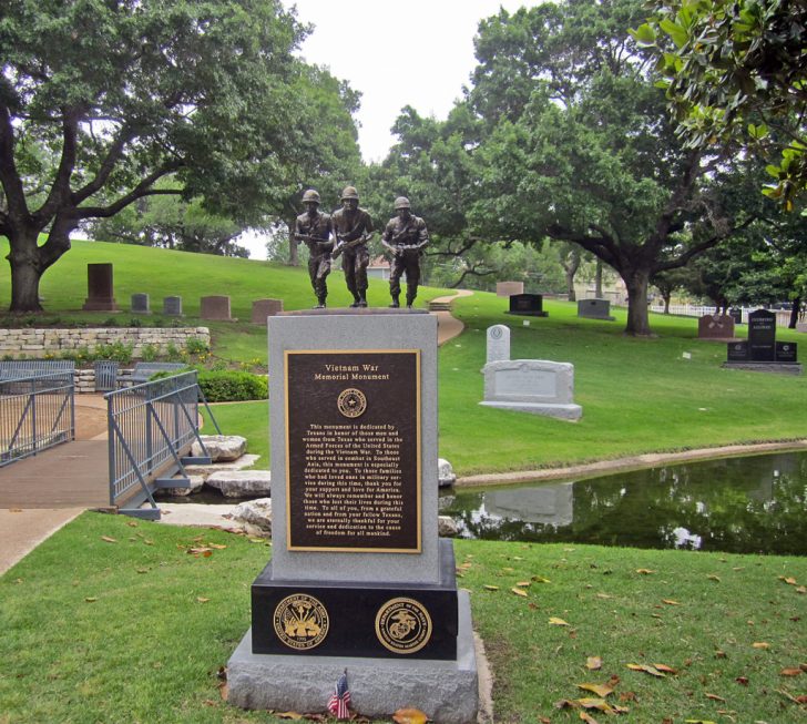 Texas State Cemetery Map