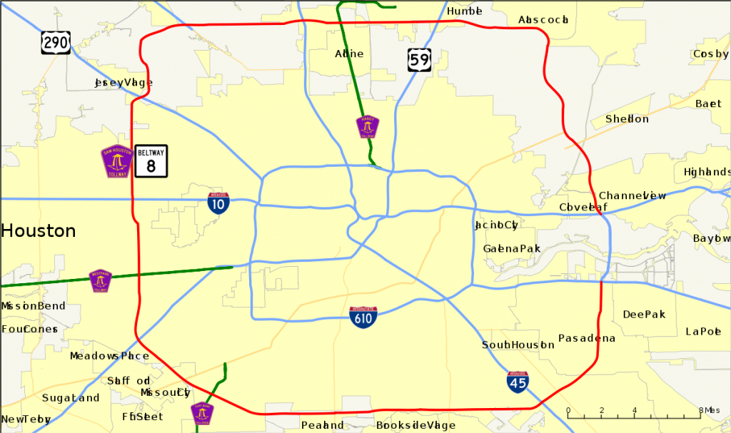Texas State Highway Beltway 8 - Wikipedia - Map Records Of Harris County Texas