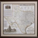 Texas   The Empire State   Framed Texas Map