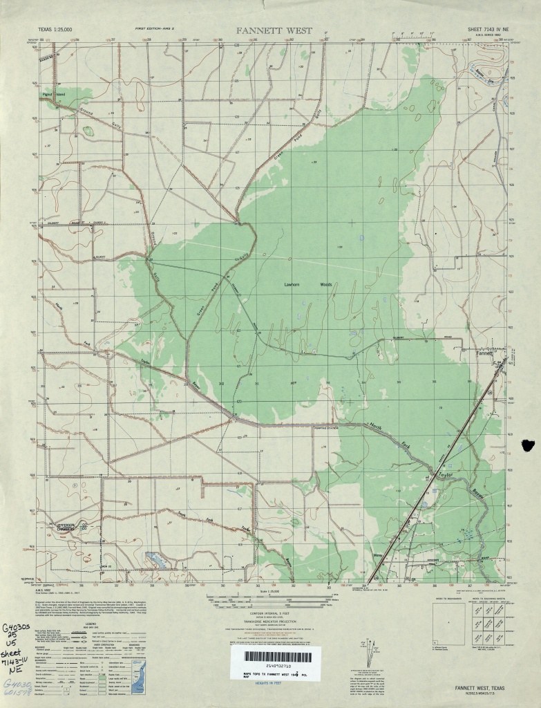 Texas Topographic Maps - Perry-Castañeda Map Collection - Ut Library - Fort Hancock Texas Map