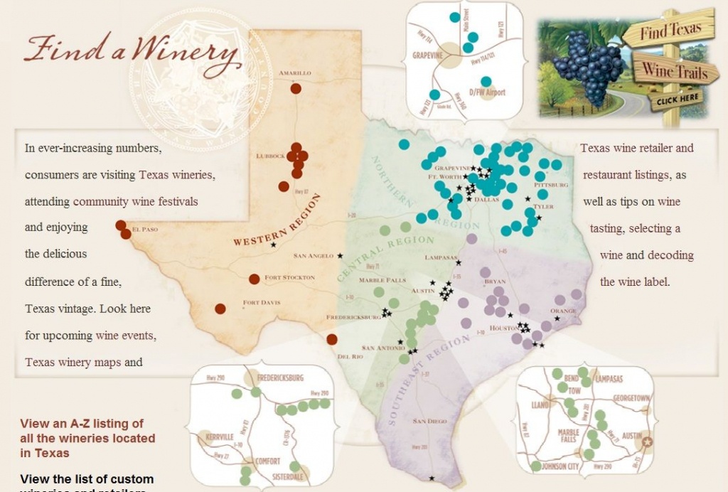 Texas Wine Regions Map | Wine Regions In 2019 | Wine, Wines, Texas - Texas Hill Country Wineries Map