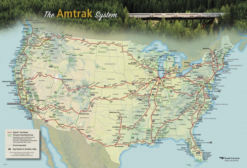 The Amtrak National Route Map [2396X1631] : Mapporn - Map Of Amtrak Stations In Texas