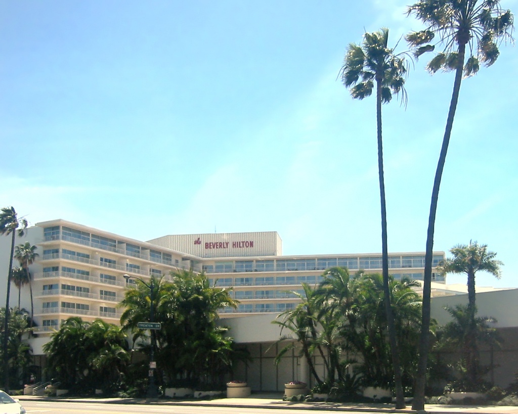 The Beverly Hilton - Wikipedia - Map Of Hilton Hotels In California