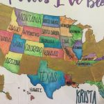 The Dabbling Crafter: Diy Watercolor Scratch Off Map   Florida Scratch Off Map