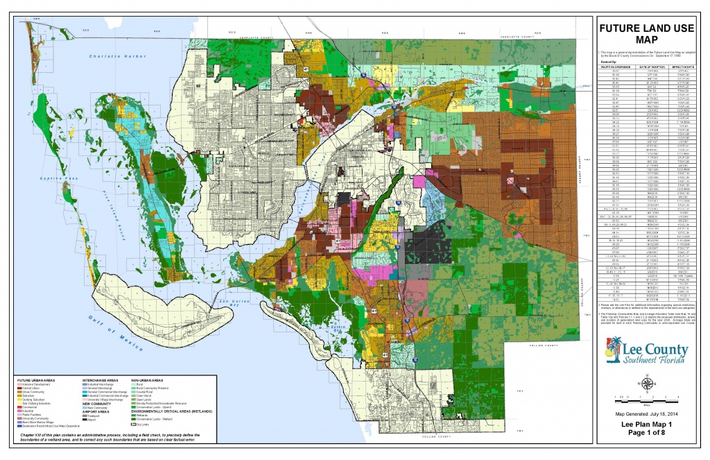 The Future Land Use Map - Florida Land Elevation Map