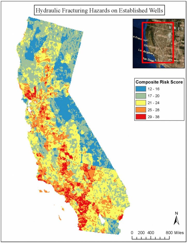 Fracking In California Map