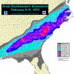 The Great Southeastern Snowstorm: February 9 11, 1973   South Florida Radar Map