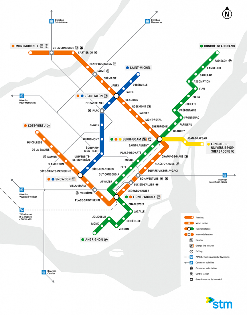 The Montreal Metro Map - News Construction And Development Pose - Montreal Metro Map Printable