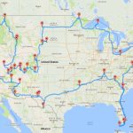 The Optimal U.s. National Parks Centennial Road Trip | Dr. Randal S   Road Trip Map Printable