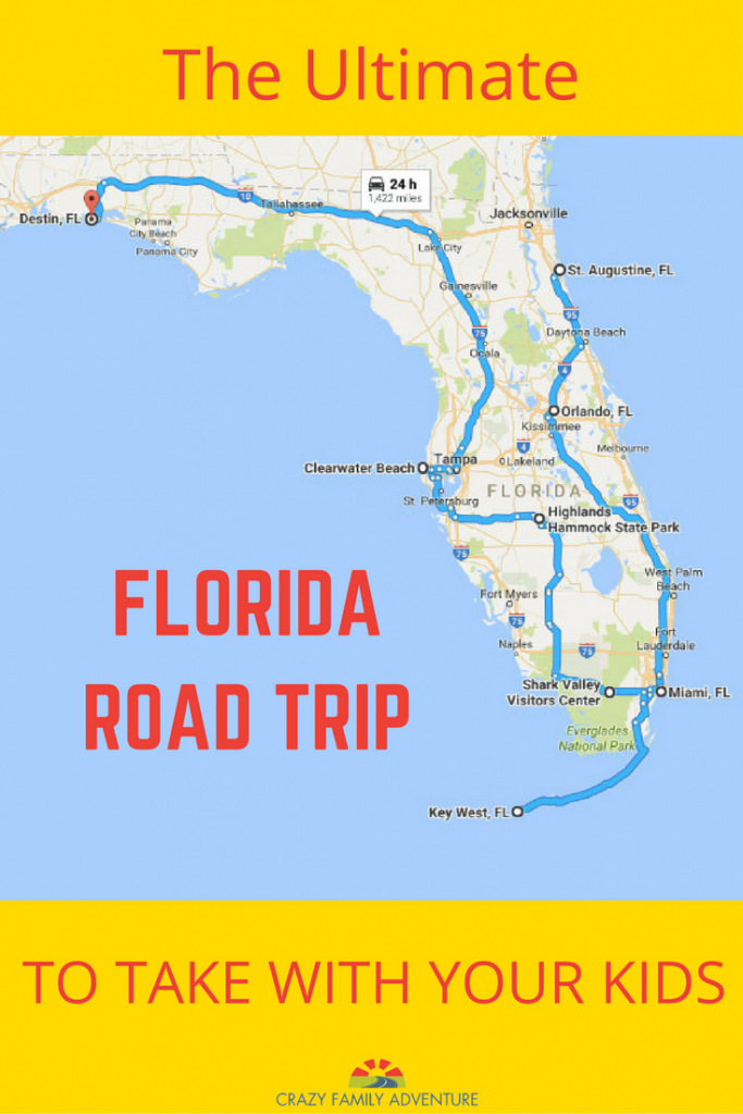The Ultimate Florida Road Trip: 31 Places Not To Miss | Y Travel - Where Is Destin Florida Located On The Florida Map