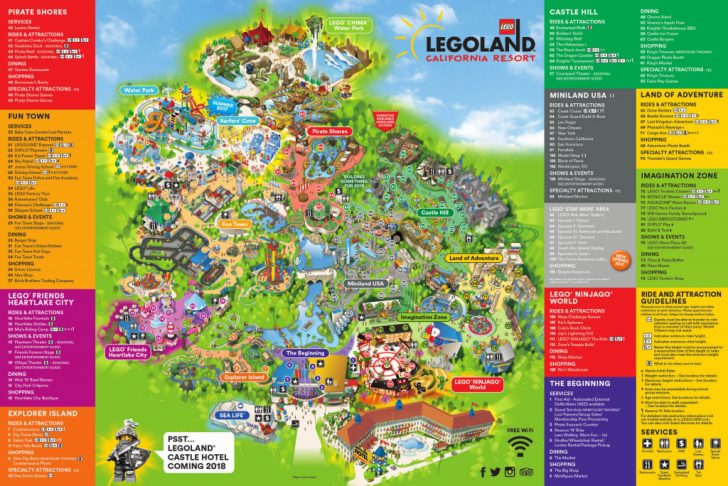 Legoland California Printable Map