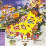Theme Park Brochures Universal Studios Hollywood   Theme Park Brochures   Universal Studios California Map