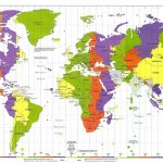 Time Zone World Map   World Wide Maps   World Time Zone Map Printable Free