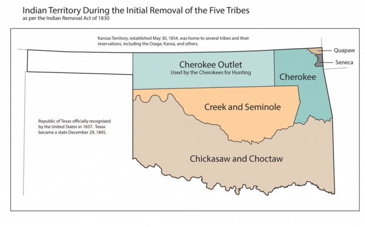 Texas Indian Tribes Map