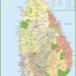 Tourist Map Of Sri Lanka   Printable Map Of Sri Lanka