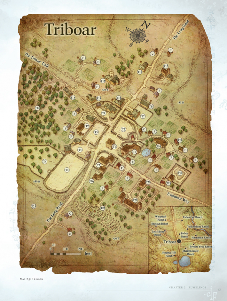 Town Of Triboar From Storm King&amp;#039;s Thunder | Rpg // Battle Maps - Storm King&amp;#039;s Thunder Printable Maps