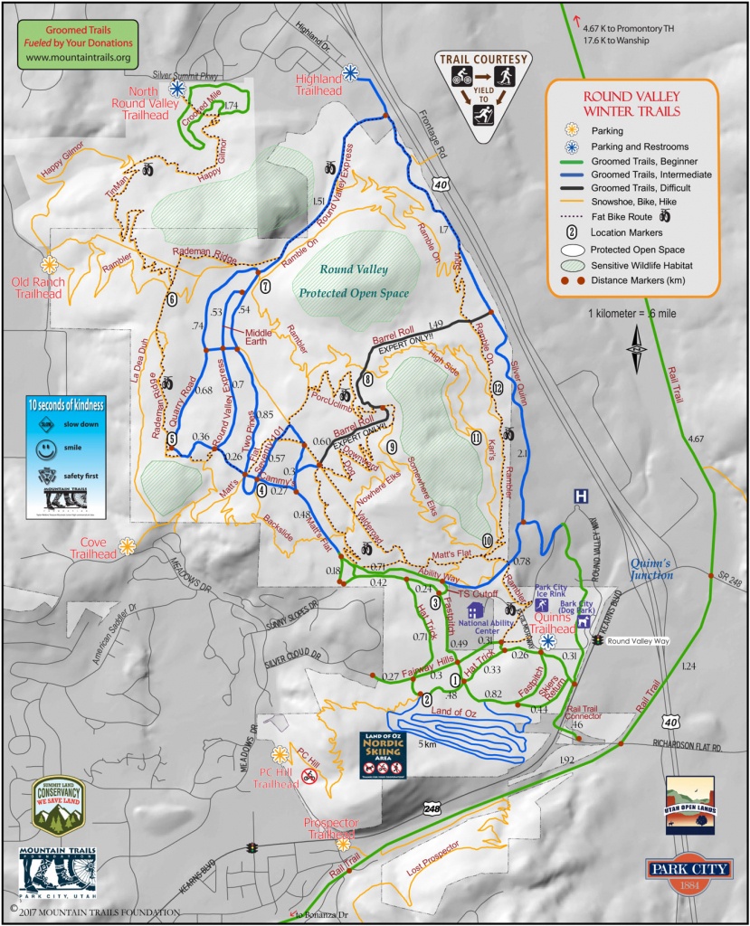 Trail System - Printable Hiking Maps