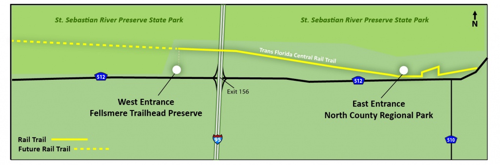 Trans-Florida Rail Trail - Sebastian River Area Chamber Of Commerce - Florida Rails To Trails Maps