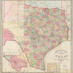 Traveller's Map Of The State Of Texas Compiled From The Records Of   Texas Maps For Sale