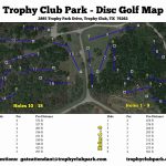 Trophy Club Park In Trophy Club, Tx   Disc Golf Course Review   Trophy Club Texas Map
