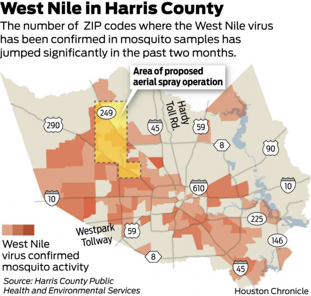 Two More Houstonians Die From West Nile Virus - Houston Chronicle - West Nile Virus Texas Zip Code Map