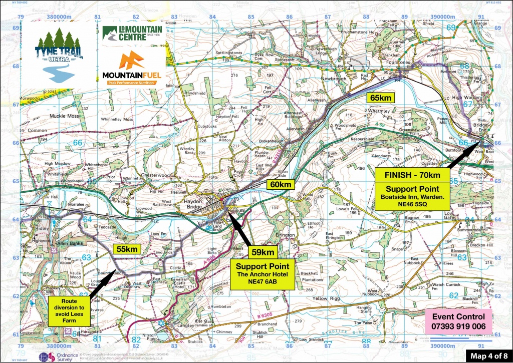 Tyne Trail Ultra | Route Maps Tyne Trail South - Printable Os Maps