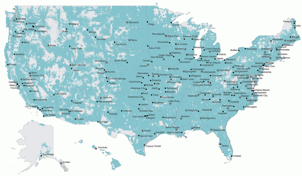 U.s. Cellular Voice And Data Maps | Wireless Coverage Maps | U.s. - T Mobile Coverage Map Texas