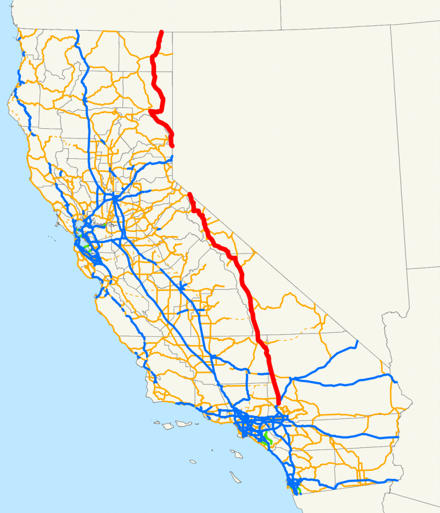 U.s. Route 395 In California - Wikipedia - Lone Pine California Map