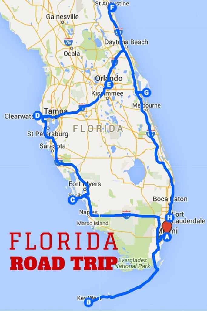 Uncover The Perfect Florida Road Trip | Florida | Road Trip Map - Florida Destinations Map