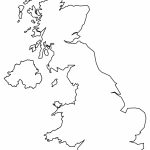 United Kingdom Blank Outline Map Coloring Page | Free Printable   Uk Map Outline Printable