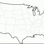 United States Map Outline Printable | Fysiotherapieamstelstreek   Map Of United States Outline Printable