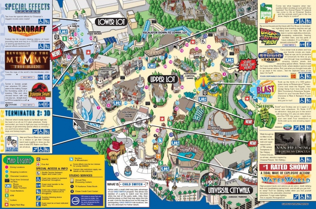 Universal Studios Hollywood General Admission Ticket In Los Angeles Universal Studios Map California 2018 