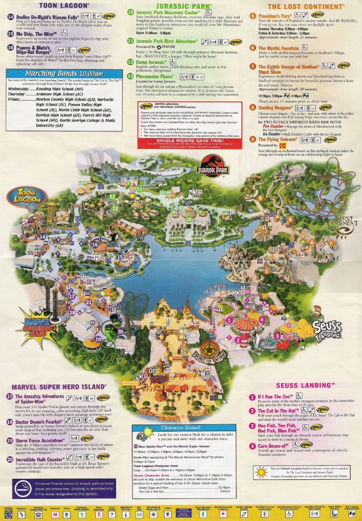 Universal Studios Orlando Map Of Area | Universal Studios Guide Map - Printable Map Of Universal Studios Orlando