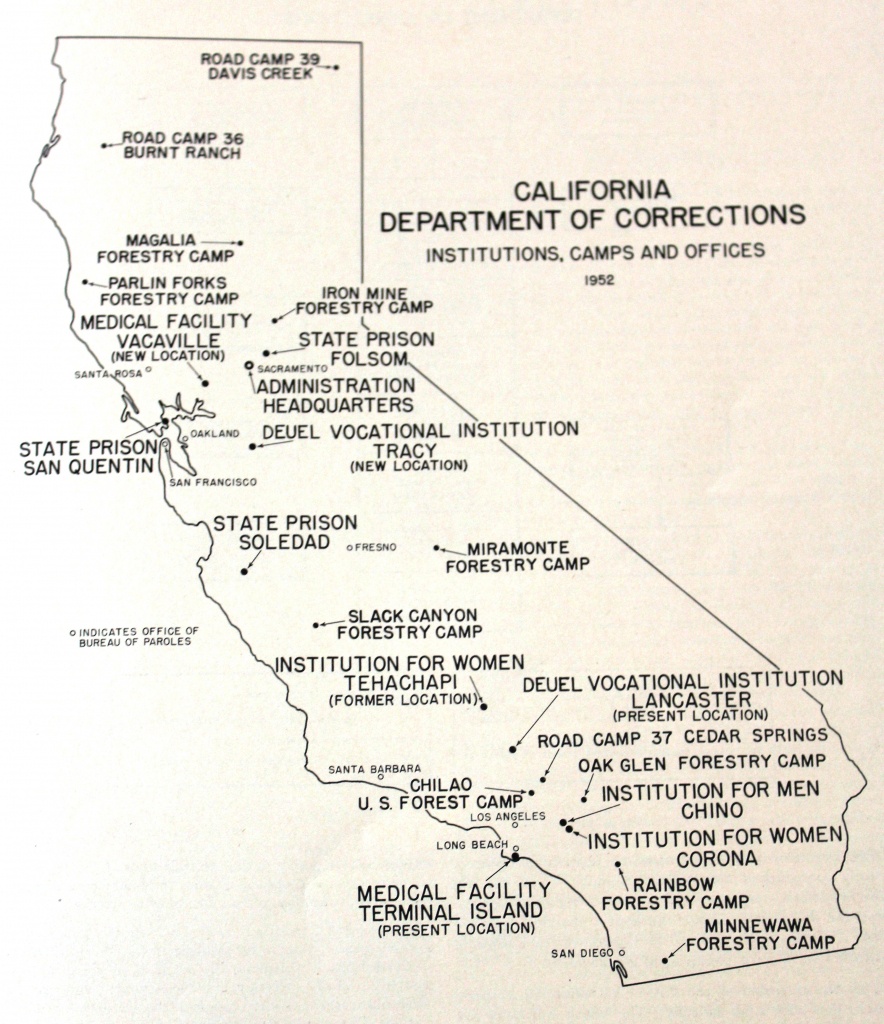 Unlocking History: California Men&amp;#039;s Colony Was Once Wwii Military - California Prisons Map