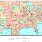 Us Map Of States Printable Large Detailed Political And Road Map Of   Printable Road Maps By State