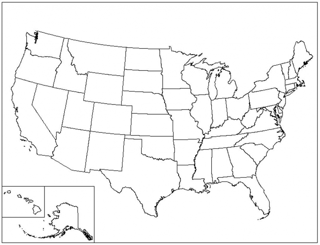 Us Map Printable Pdf Blank Us State Map Printable Printable United - Printable Blank Map Of The United States