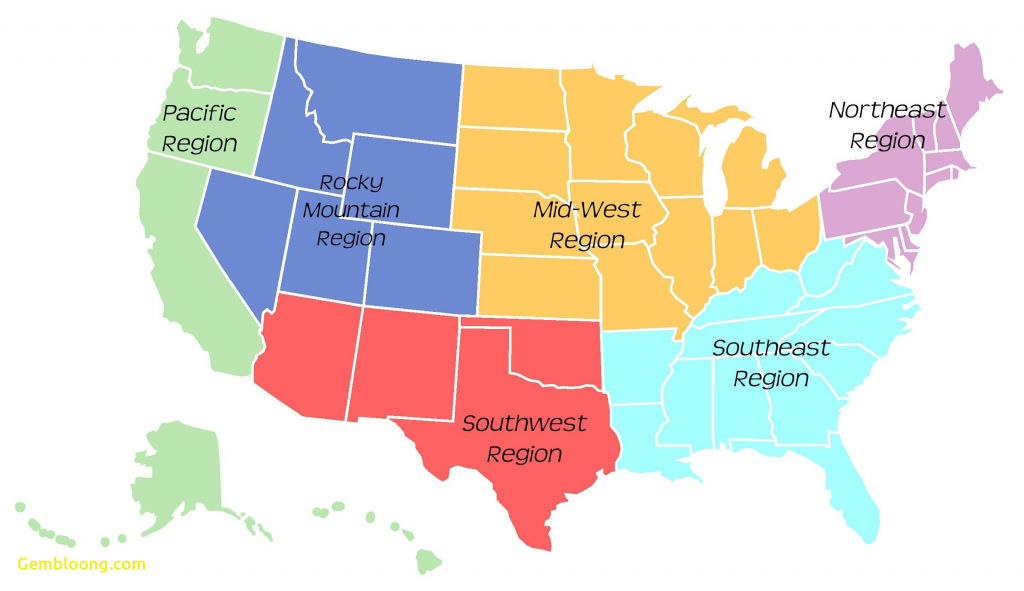 Us Map Southeast Printable Map Of Se Usa 1 Inspirational Us Regions - Southwest Region Map Printable