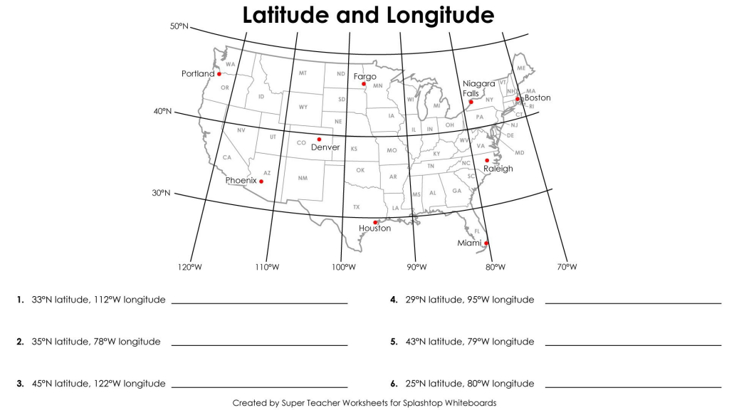 Us Map With Longitude Lines Us Map Elegant World Map With Latitude - World Map Latitude Longitude Printable