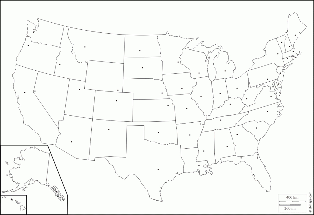 Us Maps State Capitals And Travel Information | Download Free Us - United States Map With States And Capitals Printable