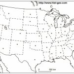 Us Outline Map   States And Capitals   United States Map With States And Capitals Printable